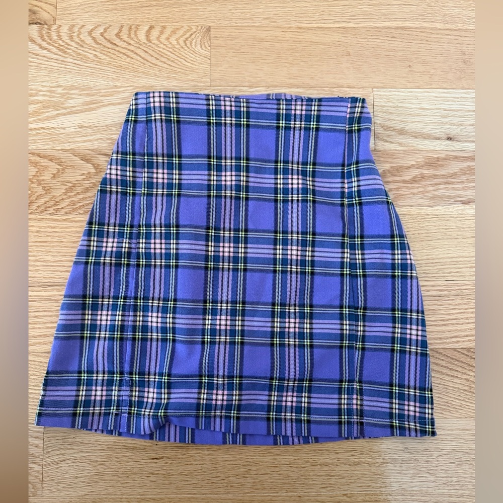 J.Galt Purple Plaid Skirt